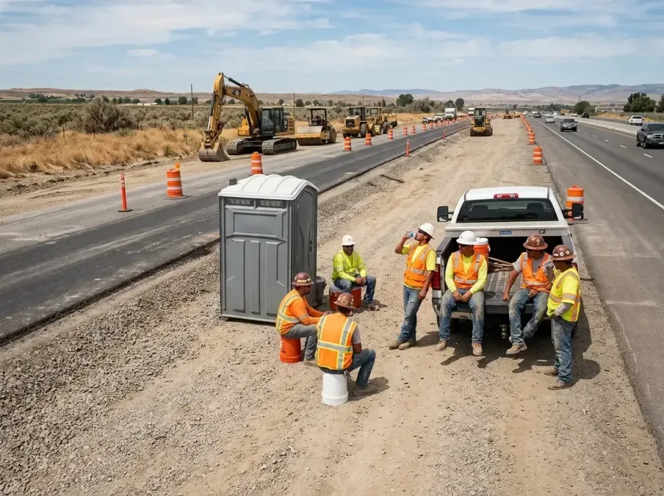 highway-road-construction-crew-007 — frequently asked questions, Porta Potty and Restroom Rentals in Woodlawn Beach, FL